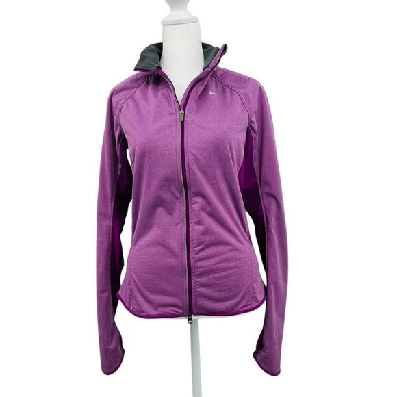 Nike Dri-Fit Full Zip Jacket In Magenta Women’s Size S - Picture 1 of 9